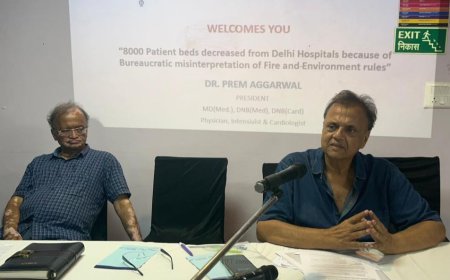 दिल्ली की स्वास्थ्य सेवाओं में क़रीब 8000 बैंड्स की कमी - डॉ प्रेम अग्रवाल