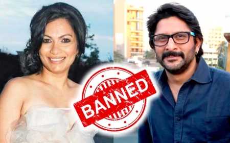 अरशद वारसी, उनकी पत्नी शेयर मार्केट से बैन