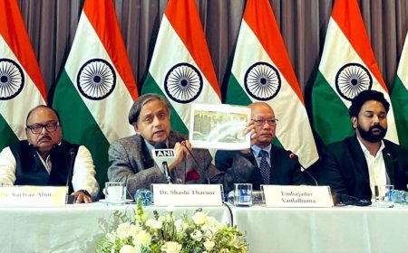 थरूर बोले- कोलंबिया ने पाकिस्तान पर अपना बयान वापस लिया