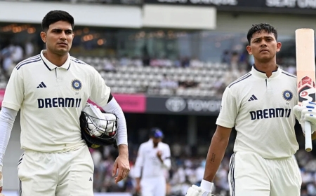 लीड्स टेस्ट के पहले दिन यशस्वी‑शुभमन की सेंचुरी” — भारत ने पहले दिन 359/3 पर मजबूत स्थिति बनाई,