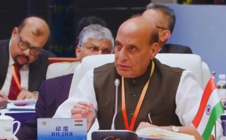 “SCO में पाकिस्तानी रक्षा मंत्री से नहीं मिले राजनाथ सिंह”