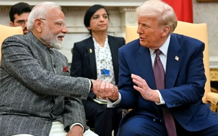 “‘बहुत बड़ी’ भारत–यूएस ट्रेड डील की उम्मीद — ट्रम्प का संकेत; गंभीर देरी और कृषि विवाद”