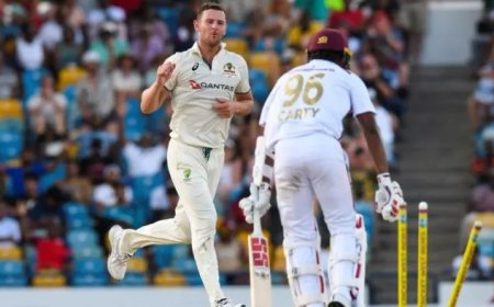 “ऑस्ट्रेलिया ने बारबाडोस में वेस्ट इंडीज को 159 रनों से हराया — तेज गेंदबाज़ी ने बनाया अंतर”