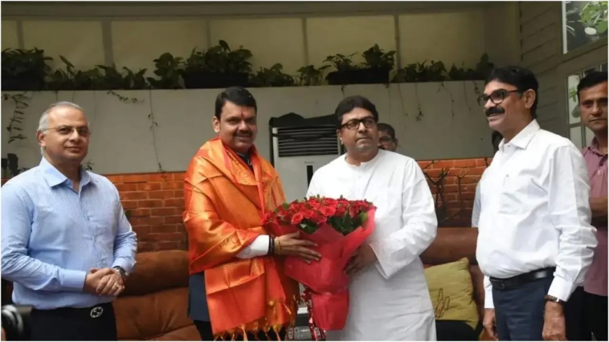 देवेंद्र फडणवीस और राज ठाकरे की मुलाकात