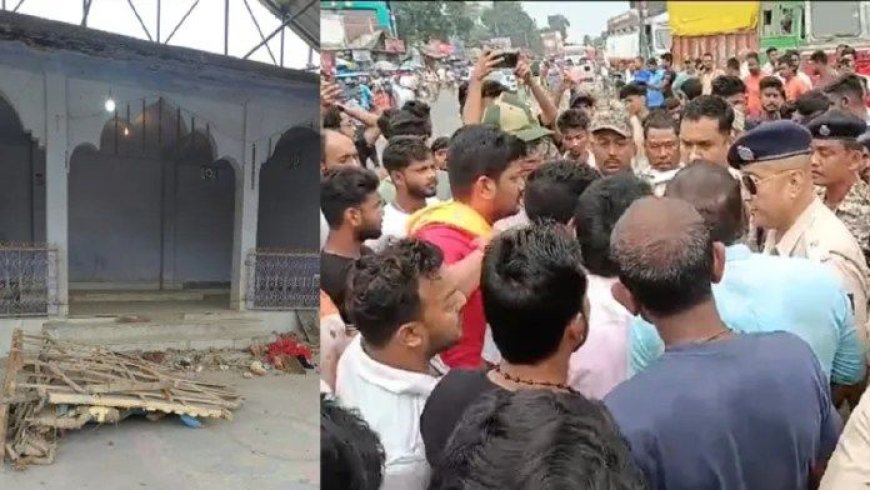 पश्चिम बंगाल में दो समुदायों के बीच हिंसा, जिसमें मंदिर तोड़ने के आरोप