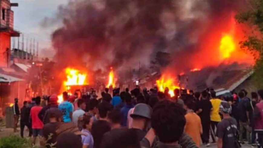 मणिपुर में फिर भड़की हिंसा, एक किसान घायल” — बिष्णुपुर में अज्ञात हमलावरों ने फायरिंग की, सुरक्षा व्यवस्था को लेकर सवाल उठे हैं