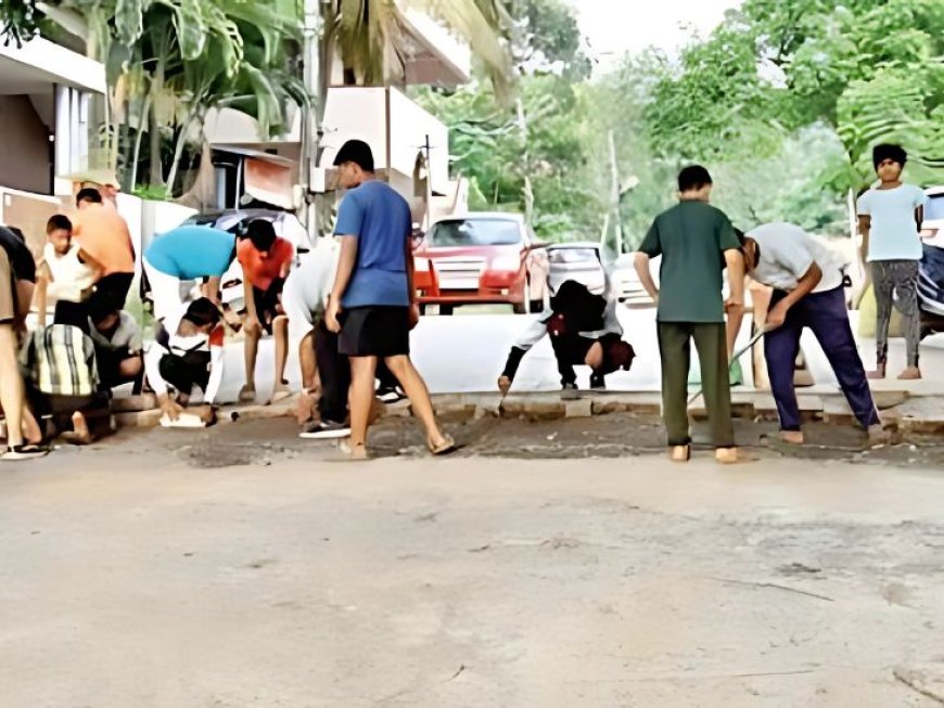 कर्नाटक के ग्रामीण लोग खुद अपनी सड़कें बना रहे हैं, क्योंकि दशकों से उनका मुद्दा अनसुना रहा