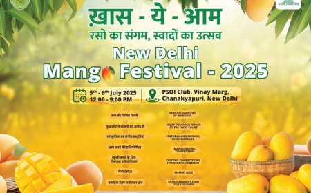 एनडीएमसी-पीएसओआई मैंगो फेस्टिवल- ‘खास-ये-आम’ में 5-6 जुलाई को 300 से अधिक किस्म के आम प्रदर्शित किए जाएंगे