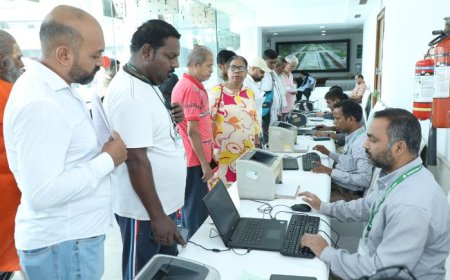 एनडीएमसी ने शिकायतों के त्वरित समाधान हेतु एनडीसीसी कन्वेंशन सेंटर में 'सुविधा कैंप' का आयोजन किया।