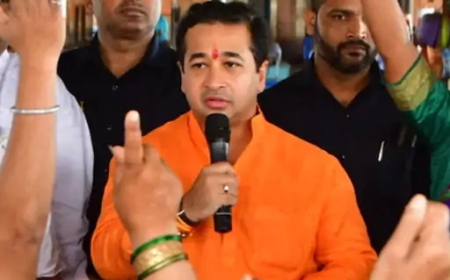 “नितेश राणे बोले — मदरसों में उर्दू की जगह मराठी पढ़ाई जाए”