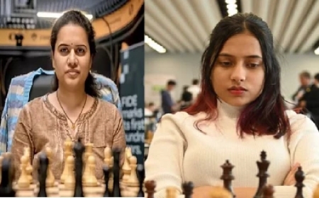 “FIDE विमेंस वर्ल्ड कप फाइनल: पहली बार दो भारतीय खिलाड़ी—कोनेरू हम्पी और दिव्या देशमुख”