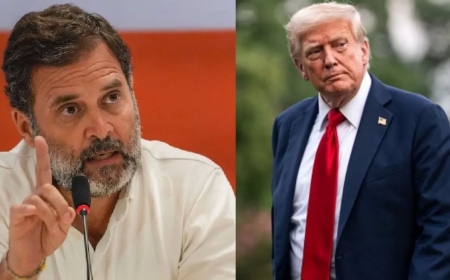 राहुल बोले — "ट्रंप सही थे कि भारतीय अर्थव्यवस्था ‘dead economy’ है"