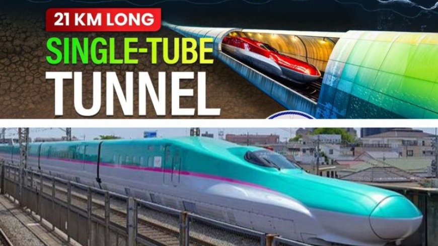 “मुंबई–अहमदाबाद बुलेट ट्रेन में 21 किमी समुद्र-नीचे टनल पूरा — प्रोजेक्ट हुआ तेज़ी से आगे”