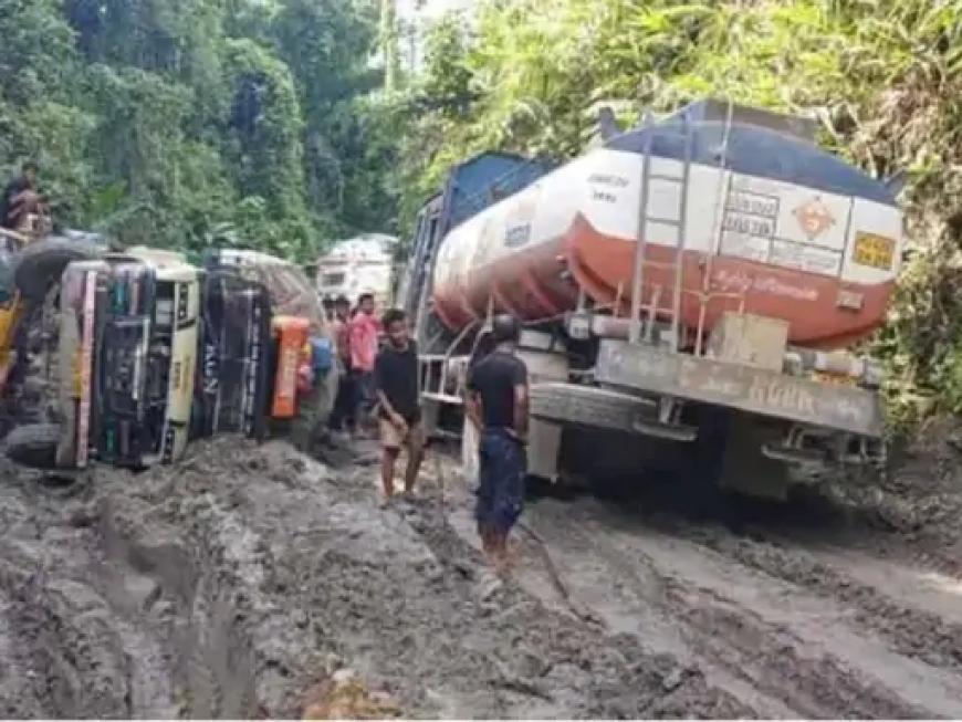 “मिजोरम में फ्यूल संकट – हाईवे की खराब हालत से ऑयल टैंकर्स हड़ताल पर”