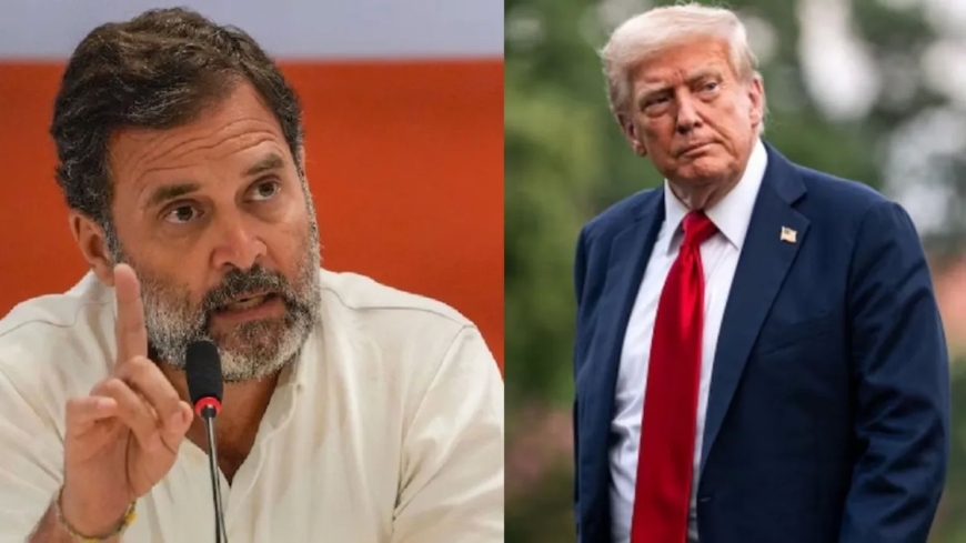 राहुल बोले — "ट्रंप सही थे कि भारतीय अर्थव्यवस्था ‘dead economy’ है"