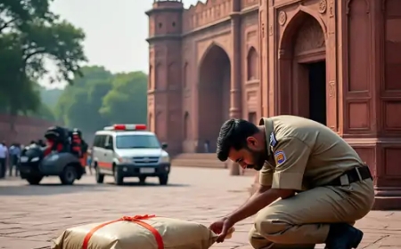 लाल किले में डमी बम डिटेक्ट नहीं कर पाए पुलिसकर्मी — 7 सस्पेंड