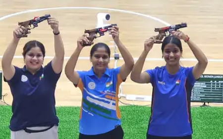 एशियाई शूटिंग चैंपियनशिप के आठवें दिन भारत ने जीते 8 पदक