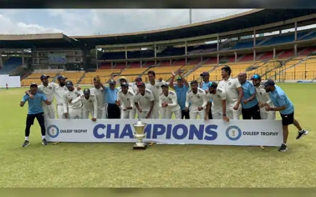 दलीप ट्रॉफी 2025: टॉस जीतकर नॉर्थ-ईस्ट जोन ने गेंदबाजी का फैसला किया