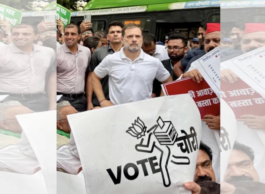 वोट चोरी’ पर चुनाव आयोग का तीखा पलटवार