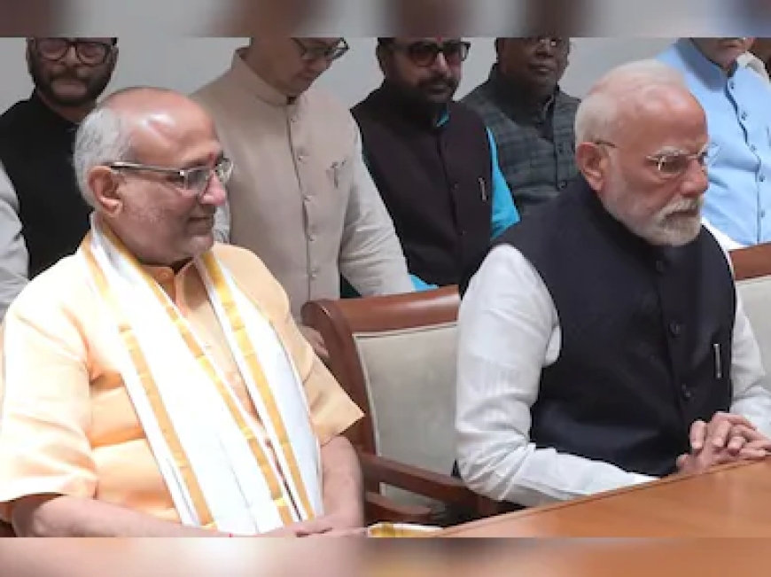 उपराष्ट्रपति चुनाव: NDA उम्मीदवार राधाकृष्णन ने भरा नामांकन