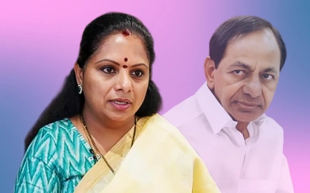 तेलंगाना में बड़ा सियासी झटका: केसीआर ने बेटी कविता को पार्टी से किया निलंबित