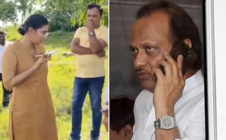 अजित पवार पर आरोप: महिला IPS अधिकारी को फोन पर धमकाने का मामला
