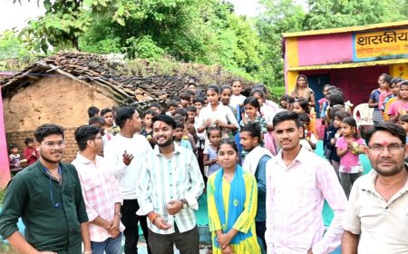 ग्राम पंचायत कुपना में बच्चों संग मनाया गया तरुण अग्रवाल का जन्मदिन – कौशल्या ह्यूमैनिटी फाउंडेशन द्वारा विशेष आयोजन