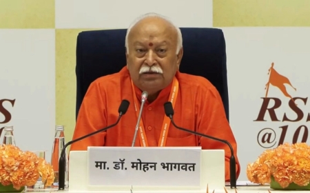 भागवत का बयान: डर के चलते भारत पर टैरिफ लगाया गया