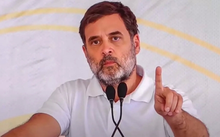 राहुल बोले- चुनाव का चौकीदार जागता रहा, चोरी देखता रहा