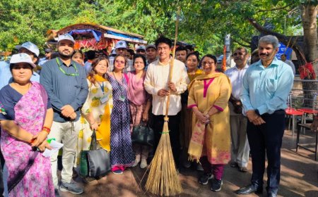 पंडित दीनदयाल उपाध्याय की जयंती पर, एनडीएमसी ने "एक दिन - एक घंटा - साथ" स्वच्छ्ता के लिए श्रमदान कार्यक्रम का आयोजन किया,