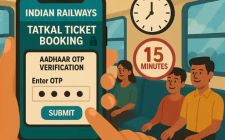 रेलवे का नया नियम: जनरल रिजर्वेशन के लिए अब ई-आधार वेरिफिकेशन जरूरी