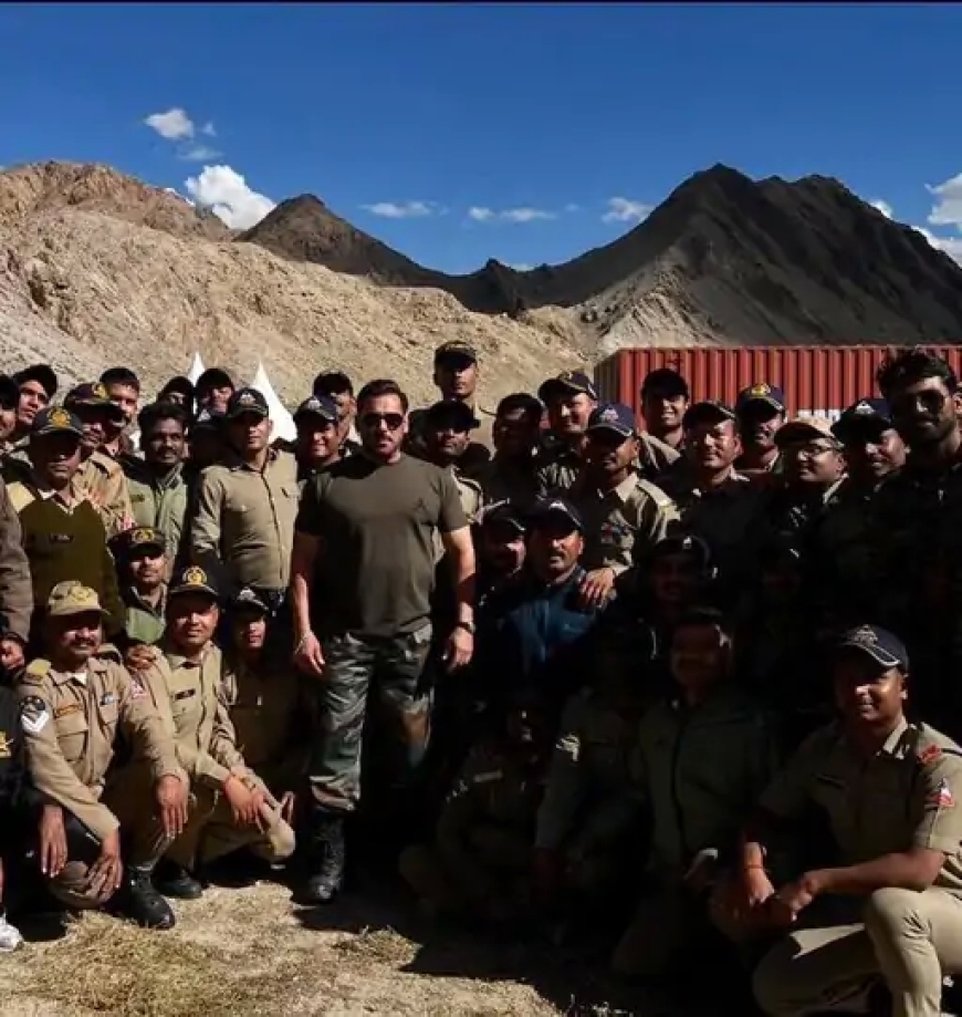 आर्मी यूनिफॉर्म में सलमान खान: दमदार लुक से मचाया धमाल