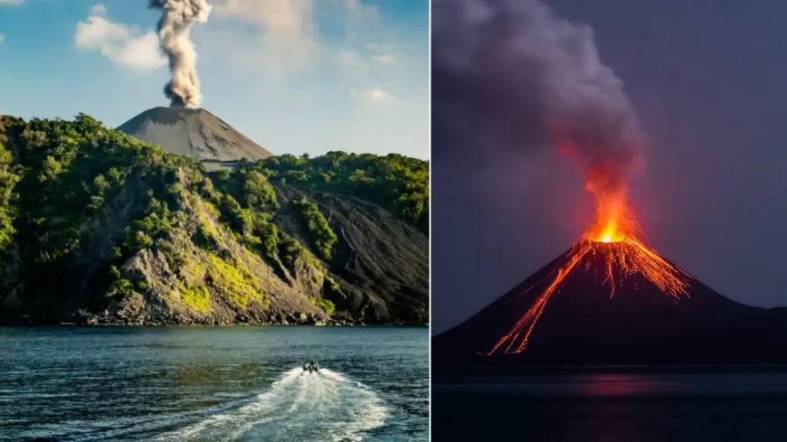 भारत का इकलौता सक्रिय ज्वालामुखी बुरोबेटिक्रम फटा: आग, राख और पर्यावरणीय प्रभाव