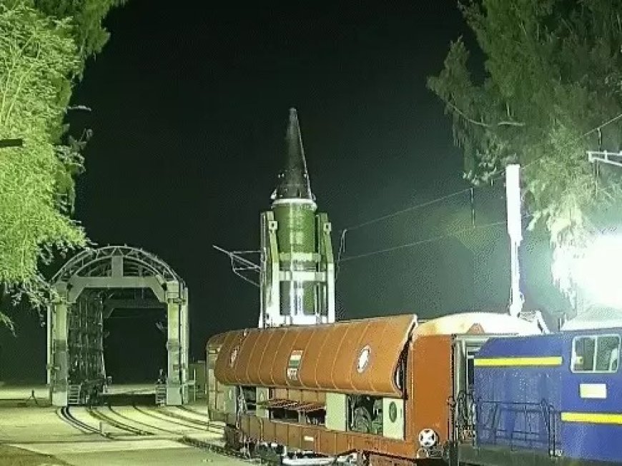भारत ने पहली बार ट्रेन से किया अग्नि-प्राइम मिसाइल का सफल परीक्षण