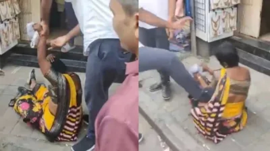 बेंगलुरु में महिला पर सरेआम हमला: दुकानदार और स्टाफ ने पीटा