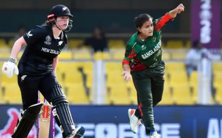 विमेंस वर्ल्ड कप 2025: न्यूजीलैंड ने शानदार प्रदर्शन करते हुए बांग्लादेश को 100 रनों से दी करारी मात