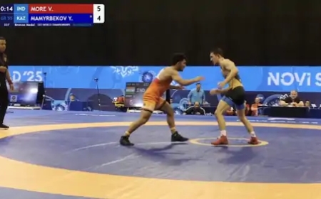 विश्वजीत मोरे ने वर्ल्ड रेसलिंग चैंपियनशिप में रचा इतिहास, भारत के लिए जीता ब्रॉन्ज मेडल