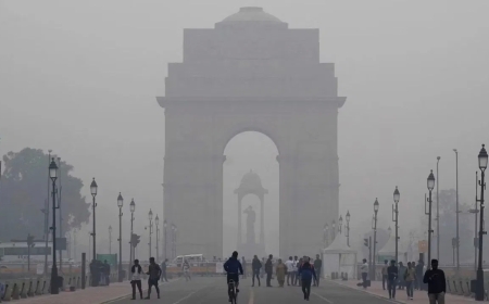 दिल्ली में AQI लेवल 400 पार — दम घोंटने वाली हवा से बढ़ी चिंता, अस्थमा और एलर्जी के मरीजों की संख्या में इज़ाफा