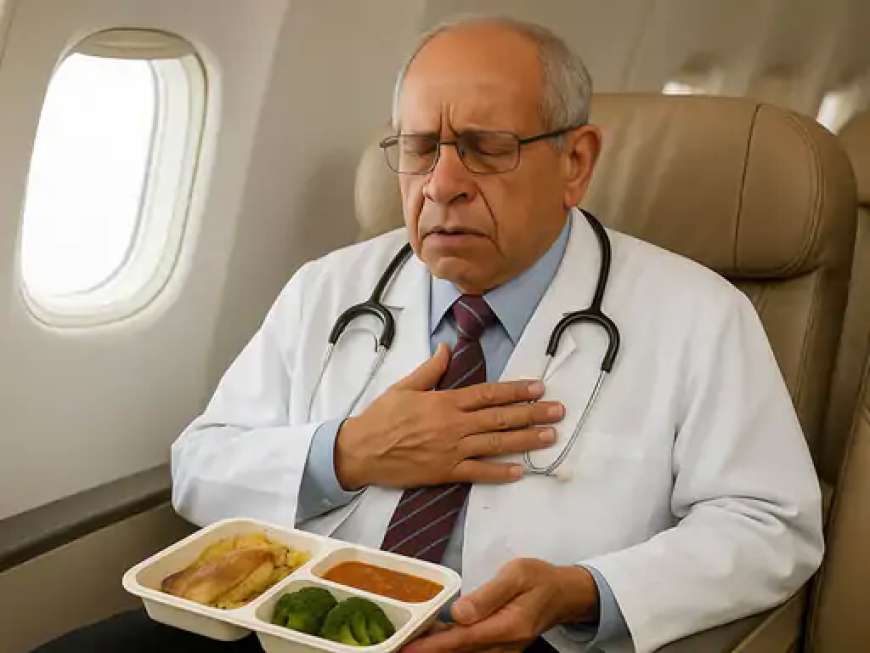 फ्लाइट में शाकाहारी डॉक्टर को परोसा गया नॉनवेज भोजन — एलर्जी से मौत, एयरलाइन पर लापरवाही के आरोप