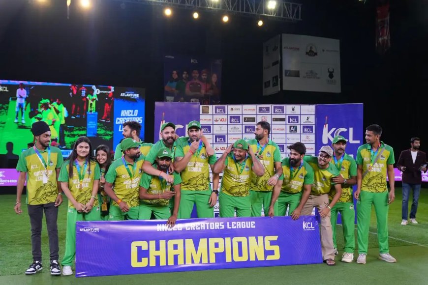 शेखावाटी स्ट्राइकर्स बने 'खेलो क्रिएटर्स लीग 2025' के चैंपियन