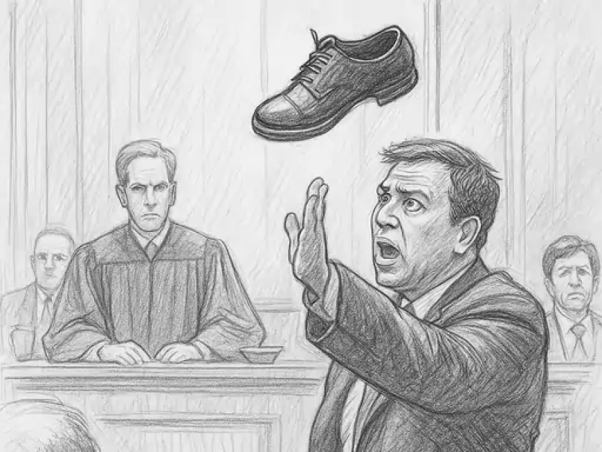 CJI पर जूता फेंकने वाले वकील के खिलाफ अवमानना का मामला दर्ज — न्यायपालिका की गरिमा पर हमला