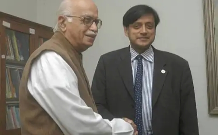 थरूर बोले– “आडवाणी को एक घटना तक सीमित करना सही नहीं”, BJP विरोध के बावजूद उनके योगदान का ज़िक्र