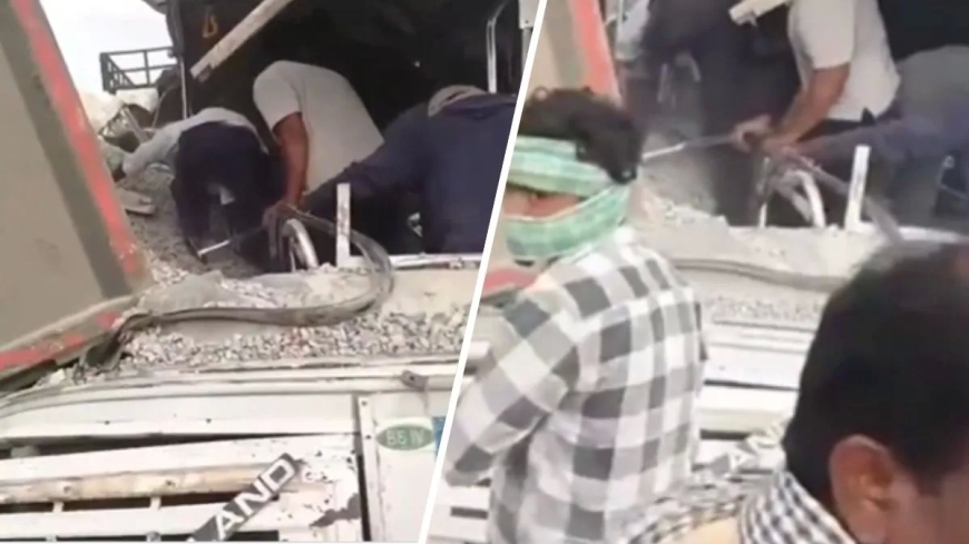 तेलंगाना के रंगारेड्डी में भीषण सड़क हादसा – बस और डंपर की टक्कर में 19 लोगों की मौत, कई घायल