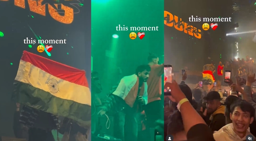 पाकिस्तानी रैपर तल्हा अंजुम का प्रभावशाली इशारा — नेपाल कॉन्सर्ट में तिरंगा लहराया