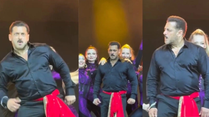 दबंग टूर में अपने डुप्लीकेट से मिले सलमान खान