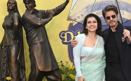 लंदन में लगा 'DDLJ' के 'राज-सिमरन' का स्टैच्यू