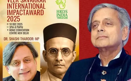 शशि थरूर ने वीर सावरकर इंटरनेशनल इम्पैक्ट अवॉर्ड लेने से किया इंकार: “नाम मेरी सहमति के बिना घोषित करना अवैधानिक”