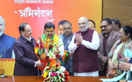 भाजपा में नेतृत्व परिवर्तन की अटकलें तेज, नितिन नबीन राष्ट्रीय अध्यक्ष बन सकते हैं