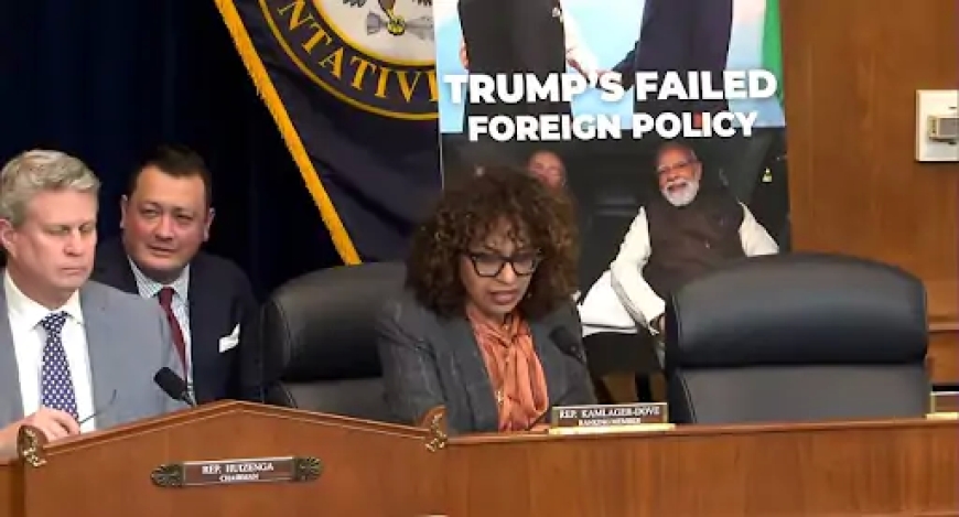 अमेरिकी संसद में ‘मोदी‑पुतिन कार’ तस्वीर पर तीखी बहस, ट्रंप की विदेश नीति पर आलोचना बढ़ी