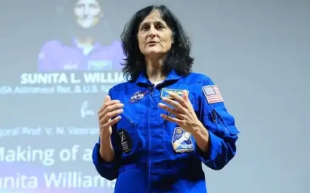 दिल्ली में सुनीता विलियम्स का भावुक बयान: बोलीं– भारत आना मेरे लिए घर वापसी जैसा अनुभव